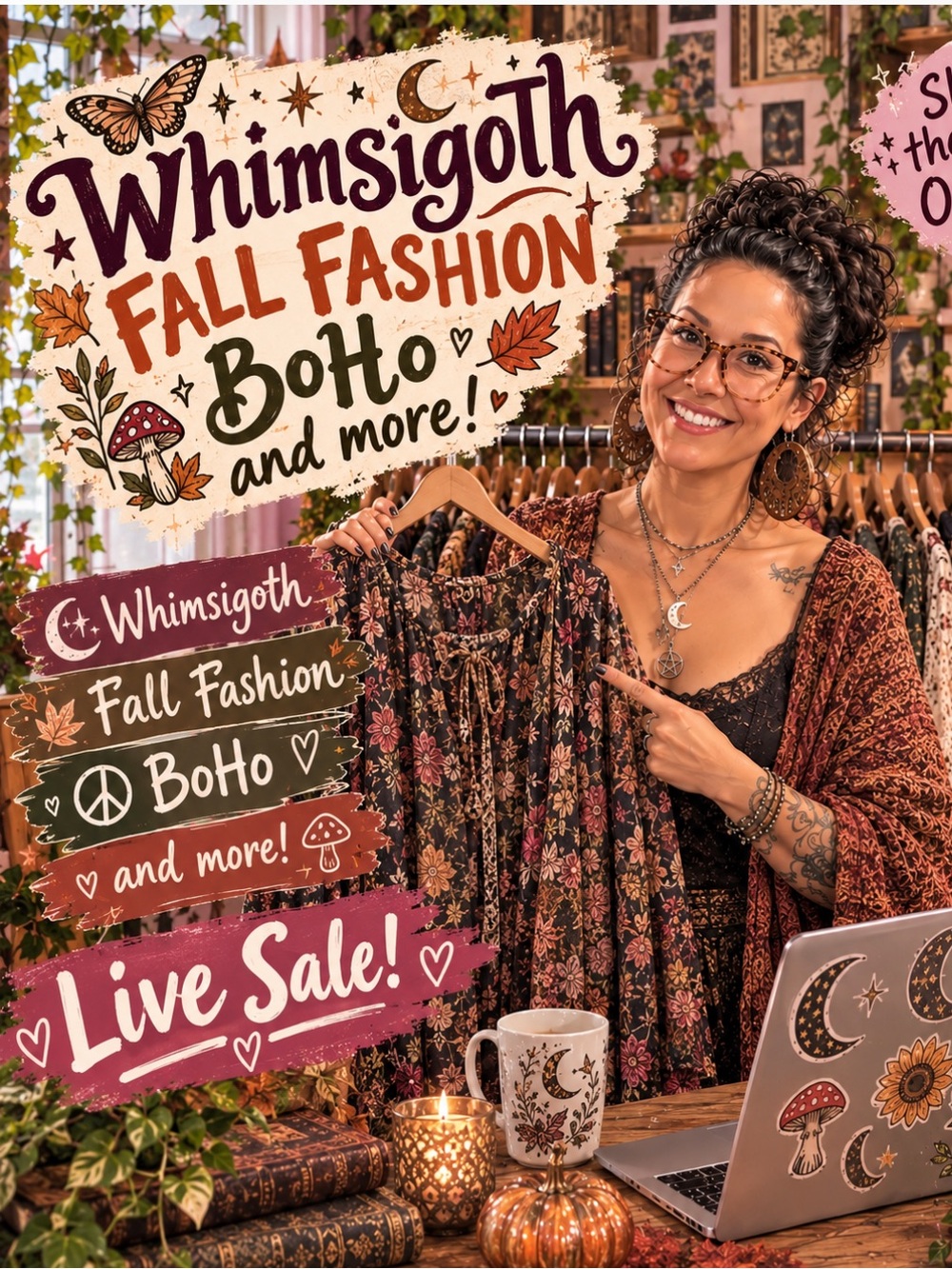 September 26th—Whimsigoth, FALL Fashion, BOHO and more show!